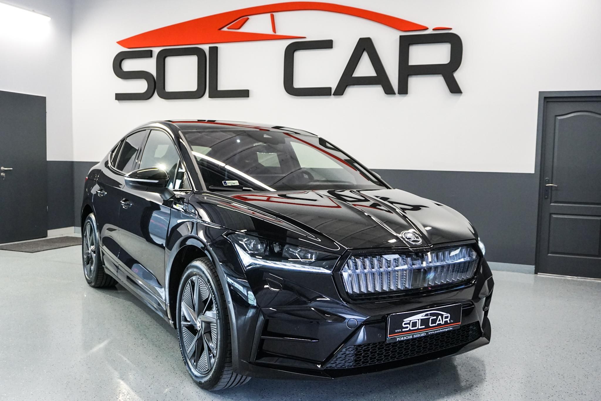 SKODA ENYAQ Coupé iV RS CRYSTAL LED/NAVI/3 ZONE/PANO/HUD/RADAR/360/KEYLESS/HOROG/CANTON/ÁFA!